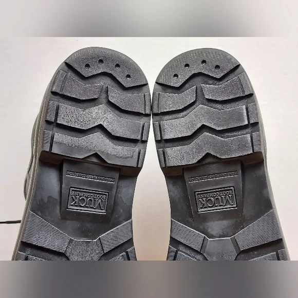 Muck Boots Mens Green Original Lace Up Waterproof Boots Size 15 - Picture 11 of 11